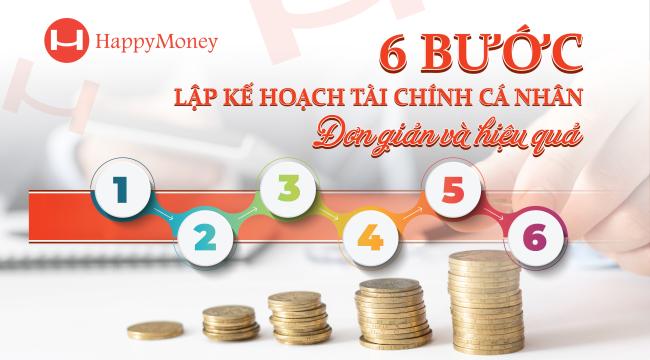 6 bước lập kế hoạch tài chính cá nhân từ Happy Money