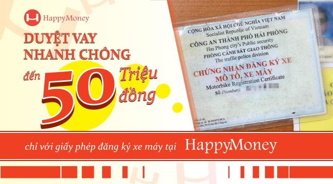 vay tiền nhanh, vay tiêu dùng tại Happy Money